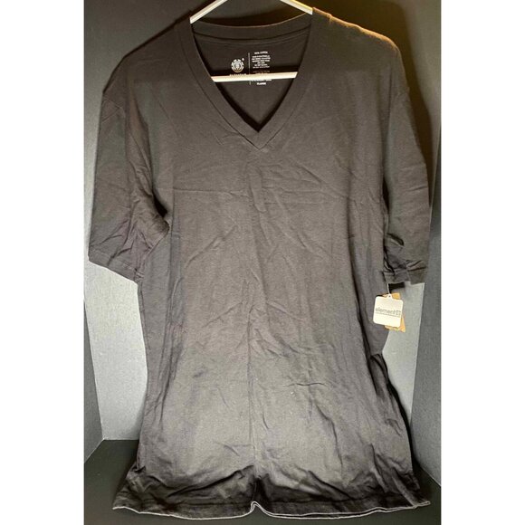 Element Other - Element Mens XL Black Short Sleeve V Neck Skater T-Shirt Tee NWT
